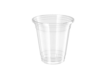 12 oz. Clear PET Plastic Cold Cups - (1000/Case)