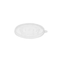 12 oz - 32 oz Clear Plastic Soup / Food Cup Lid - (500/Case)