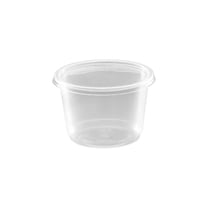 12 oz Microwavable PP Plastic Clear Round Deli Container - (500/Case)