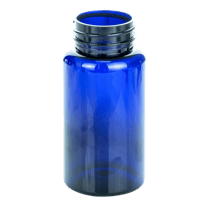150cc Blue PET Plastic Packer Bottle 38-400 (410/Case)