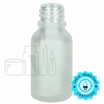 15ml Frosted Glass Euro Bottle 18-415 (390/Case)