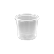 16 oz Microwavable PP Plastic Clear Round Deli Container - (500/Case)