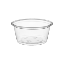 2 oz. Clear Plastic Portion Cup, Souffle Cups - Ideal For Condiments, Samples & Tastings - (2500/Case)