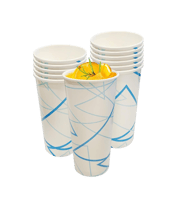22 oz. Printed Paper Cold Cups - (1000/Case)