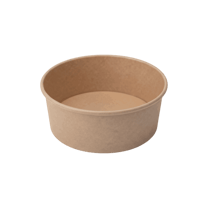 24 oz. Kraft Paper Salad Bowls - (300/Case)