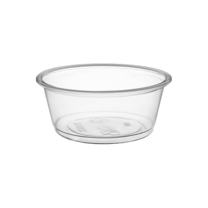 3.5 oz. Clear Plastic Portion Cup, Souffle Cups - Ideal For Condiments, Samples & Tastings - (2500/Case)