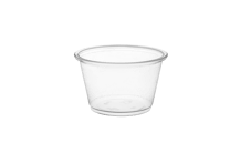 4 oz. Clear Plastic Portion Cups / Souffle Cups - (2500/Case)