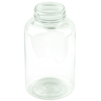 400cc Clear PET Plastic Packer Bottle 45-400 (180/Case)