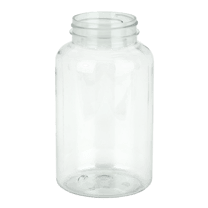500cc Clear PET Plastic Packer Bottle 45-400 (140/Case)