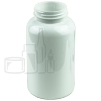 500cc White PET Plastic Packer Bottle 53-400 (140/Case)