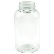 625cc Clear PET Plastic Packer Bottle 53-400 (122/Case)