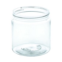 6oz PET Plastic Single Wall Jar 70-400 Clear (448/case)