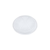 7" Clear Round Plastic Dome Lid - (500/Case) 2047DL