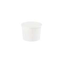 8 oz. White Paper Soup Cups​ - (500/Case)