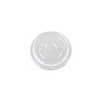 9 oz. Clear Plastic Cup Flat Lids​ - (1000/Case)