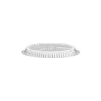 9" Clear Round Plastic Dome Lid - (500/Case)