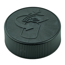 Black CRC Cap 45-400 Universal HIS Liner HS035(1000/case)