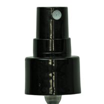 Black Fine Mist Sprayer Smooth Skirt 24-410 5.38 inch Dip Tube - Gray Hood(1500/case)