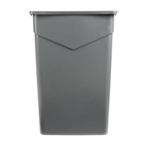 Carlisle 34202323 - TrimLine 23 Gallon Slim Rectangular Trash Can - Gray​​