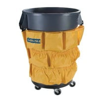 Carlisle 3691704 - Bronco 32 and 44 Gallon Trash Can Caddy Bag​ - Yellow