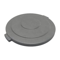 Carlisle 84105623 - Bronco 55 Gallon Round Trash Can Lid - Gray