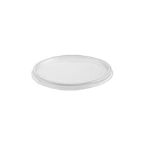 Clear Deli Container Flat Lid, Fits 8,12,16,24 oz - (500/Case)