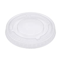 Clear PET Plastic Lid for Portion Cup, Fits 1/1.5/2 oz - (2500/Case)