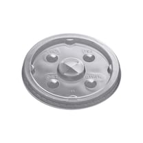 Continental Clear PET Plastic Cold Cup Flat Lid, Fits 32 oz - (1000/Case) L32