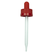CRC (Child Resistant Closure) Dropper - Red - 89mm 20-400(1400/case)