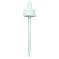 CRC (Child Resistant Closure) Dropper - White - 109mm 22-400(1000/case)
