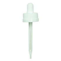 CRC Dropper with PP PLASTIC Pipette - White - with Markings - 76mm 20-400(1400/case)