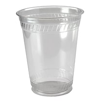 Fabri-Kal KC16S Kal-Clear 16/18 oz Clear PET Plastic Squat Cold Cup - (1000/Case)
