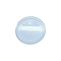 Fabri-Kal LRD Alur Clear PET Plug-Fit Round Deli Container Lids, Fit 5, 8, 12, 16, 24 & 32 oz - (500/Case)