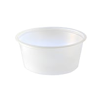 Fabri-Kal Translucent PS Plastic Portion Cup, 3.25 oz - (2500/Case) PC325
