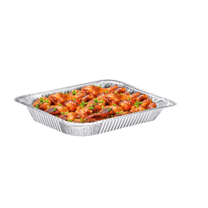 Heavy Duty Half Size Aluminum Foil Steam Table Pans Shallow - (100/Case)