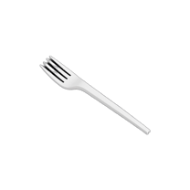 6.5" Compostable White Fork – Heavy-Duty CPLA Cutlery for Eco-Friendly Dining