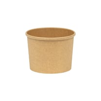 Inno-Pak Kraft Poly-Coated Paper Soup Cup, 12 oz - (500/Case) 192771308