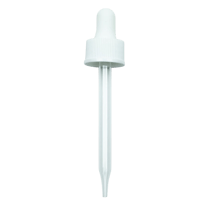 NON CRC (Child Resistant Closure) Dropper - White - 91mm 20-400(1400/case)