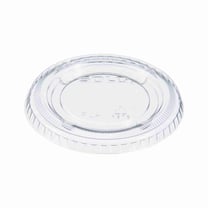 Solo Clear PET Plastic Souffle Cup Lid, Fits 3.25 - 7 oz - (2500/Case) PL4N