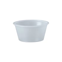 Solo Translucent PS Plastic Portion Cup, 2 oz - (2500/Case) P200N