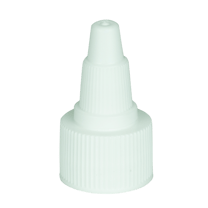 Twist Cap Clear/White 20-410 with a SG75 Heat Liner for PE Containers(3000/case)