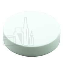 White Smooth CT Closure 58-400 With Plain PS Liner (1050/Case)