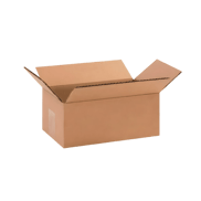 10" x 6" x 4" Corrugated Shipping Box – Kraft 32 ECT, Single Wall - (25/Bundle)