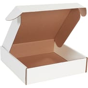 12 x 12 x 3" White Deluxe Literature Mailers