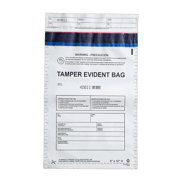 12" x 16" Opaque High Security Tamper-Evident Bags with Void Tape Seal & Serial Number