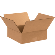 12" x 12" x 4" Corrugated Shipping Box – Kraft 32 ECT, Single Wall - (25/Bundle)