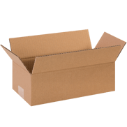 12" x 6" x 4" Corrugated Shipping Box – Kraft 32 ECT, Single Wall - (25/Bundle)