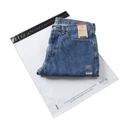 14.5" x 19" White Poly Mailers - Tear-Proof & Self-Seal Shipping Bags