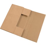 15 x 11 1/8 x 2" Kraft Easy-Fold Mailers