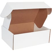 16 x 12 x 6" White Deluxe Literature Mailers